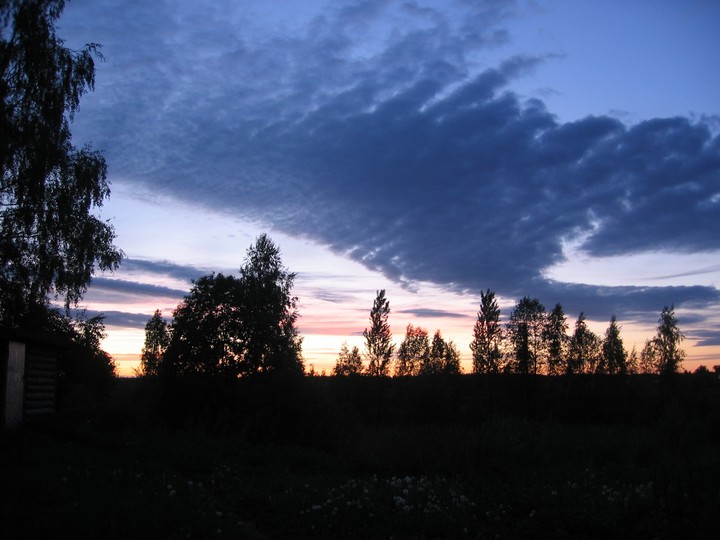 вечернее небо
