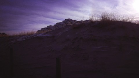 Beach by sunset