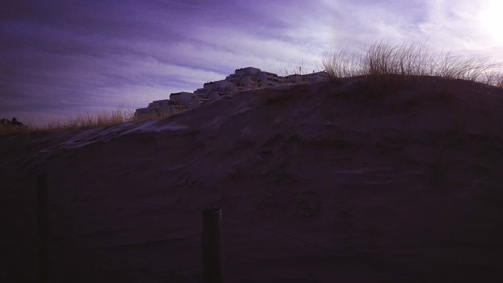 Beach by sunset