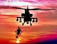 Apache helicopter tattoo
