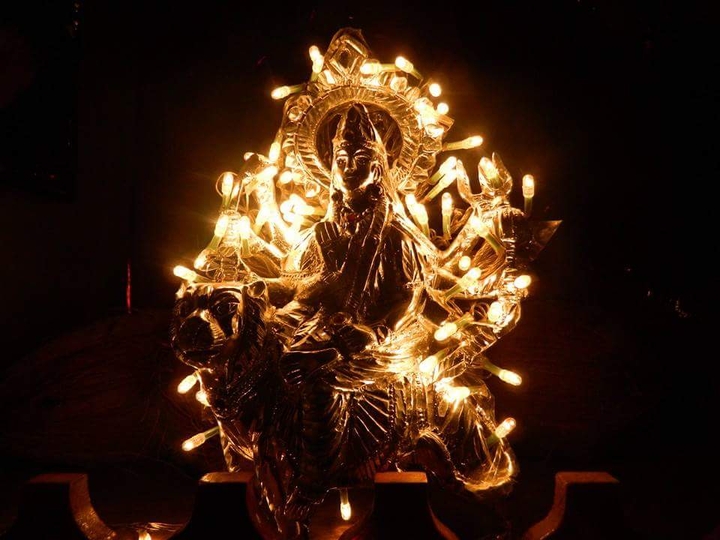 AMBE MAA decorated murti