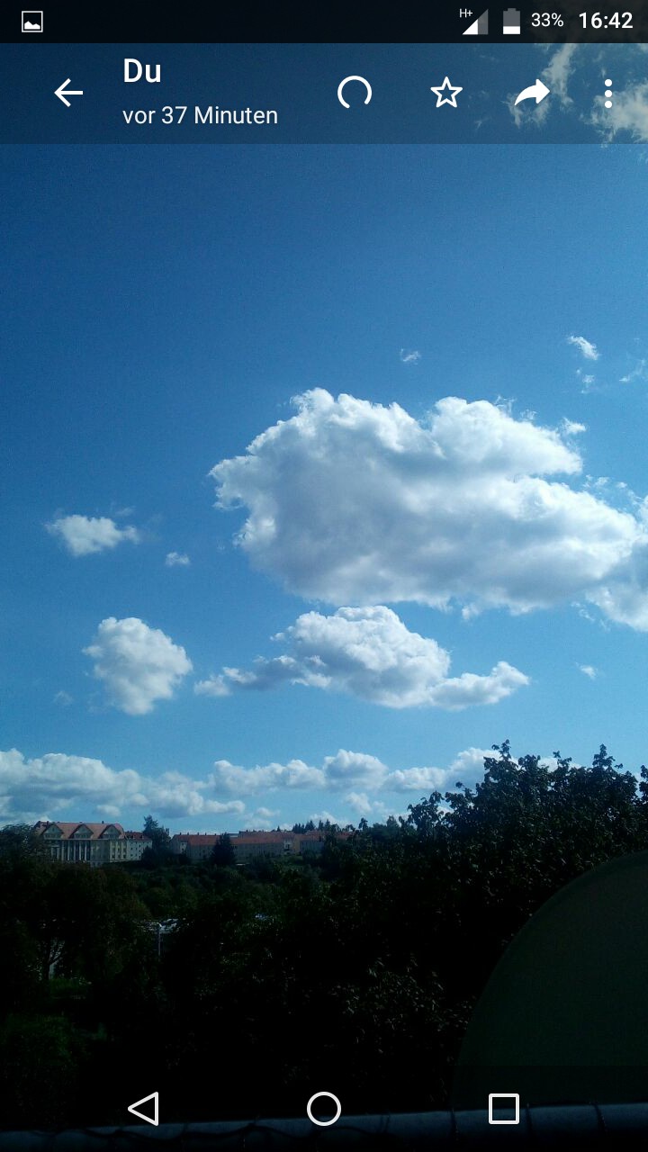 Himmel über Plauen