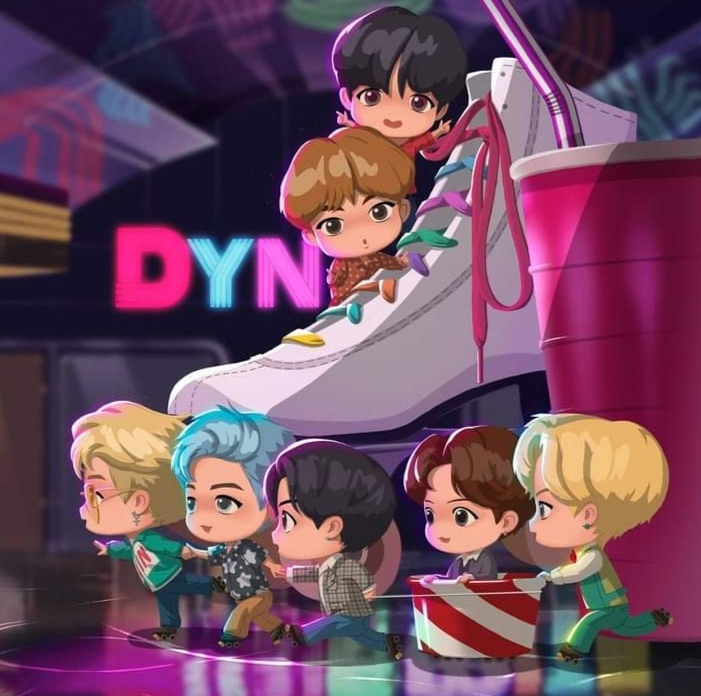BTS in dynamite mini