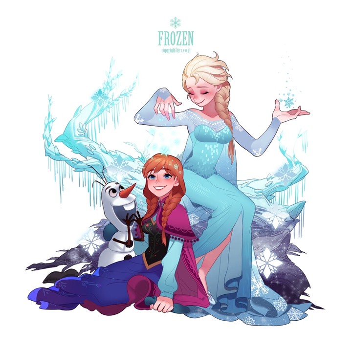 ELSA, ANNA AND OLAF