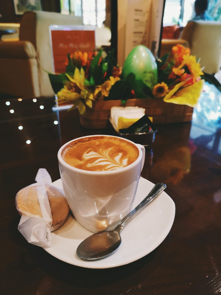 get coffee