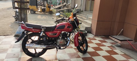 my new bike( TVS REDEON)