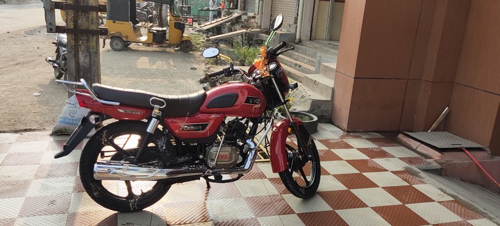 my new bike( TVS REDEON)