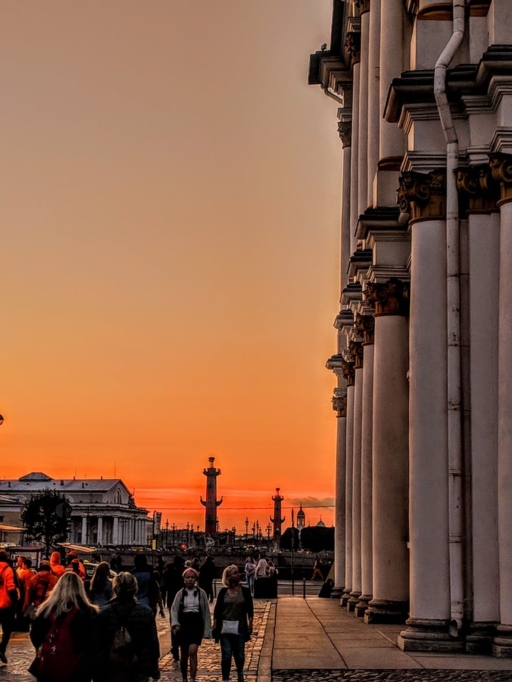 street sunset