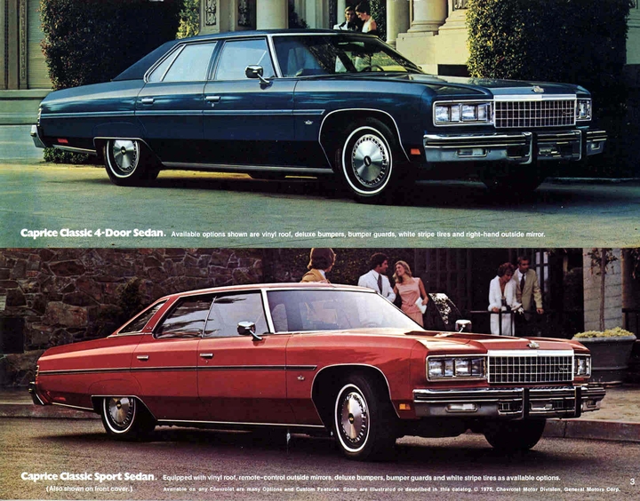 1976's Chevrolet Caprice  sedan