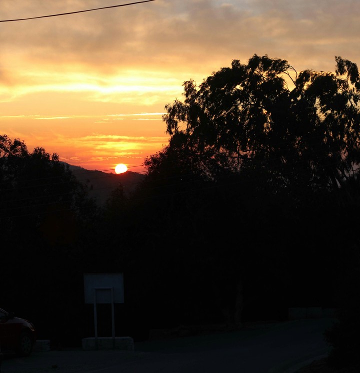 sunset in cheraat