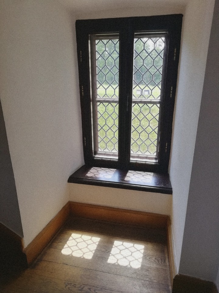 window in a castle