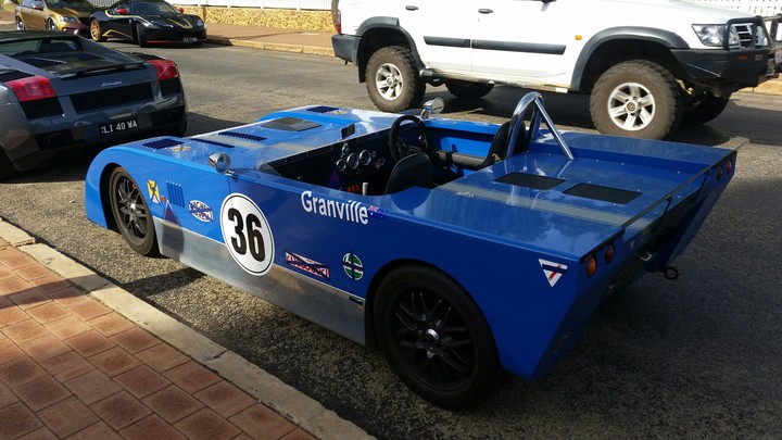 vintage Race car Ford Gt40