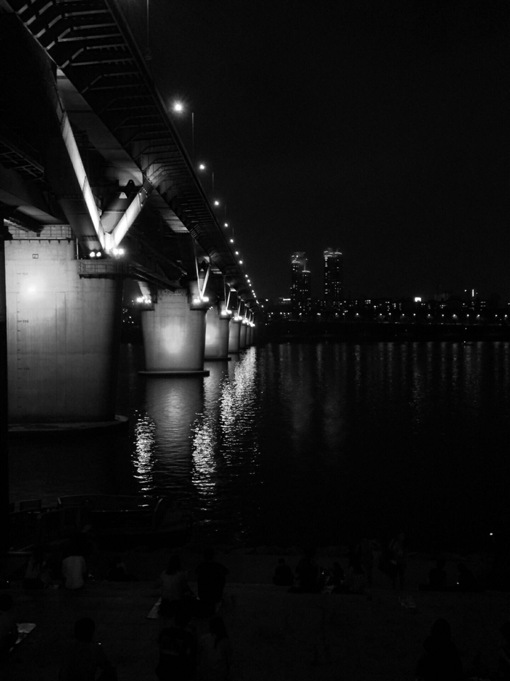 뚝섬 청담대교 (Chungdam bridge in Ttukseom)