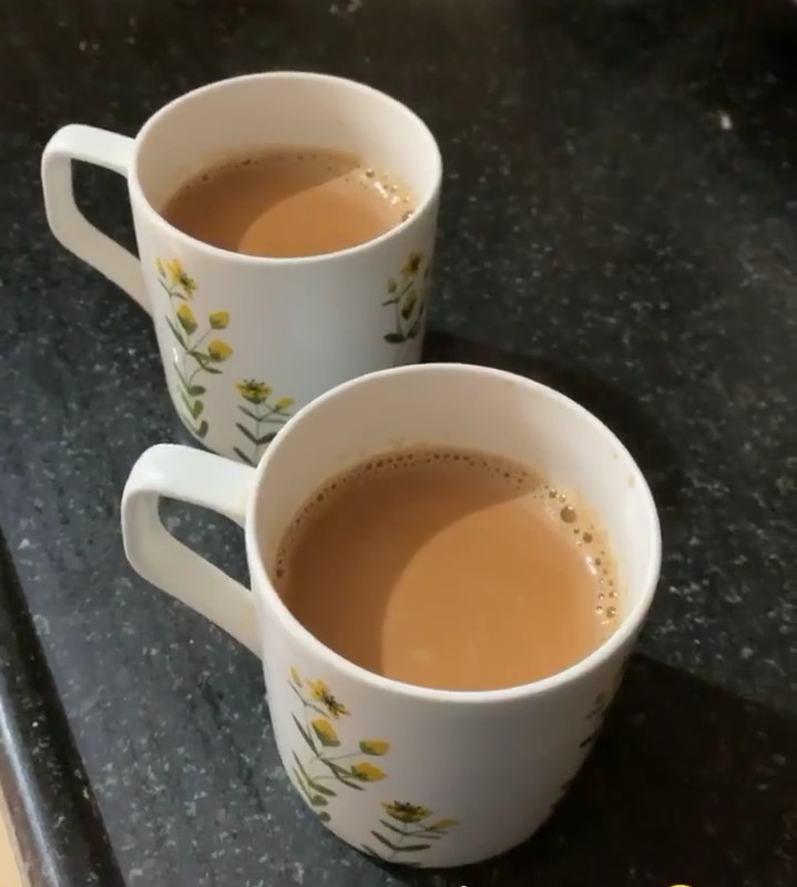 #good morning with love and a cup of tea