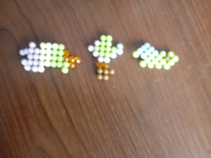 aquabeads żółw drzewo