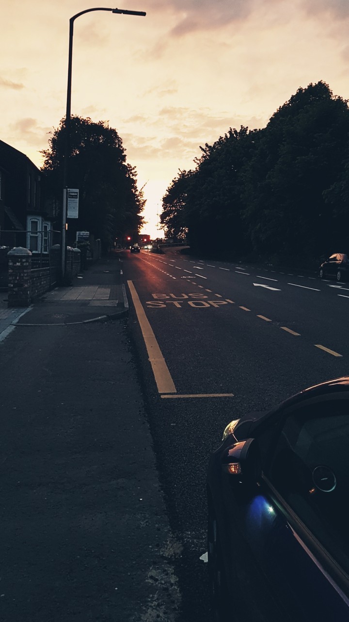 orange sky