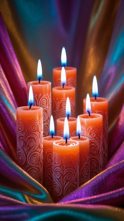 шпалери wax, candle