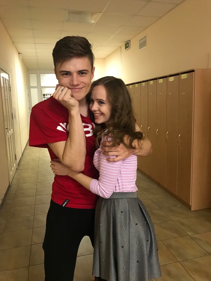 Пара с сериала #Школа