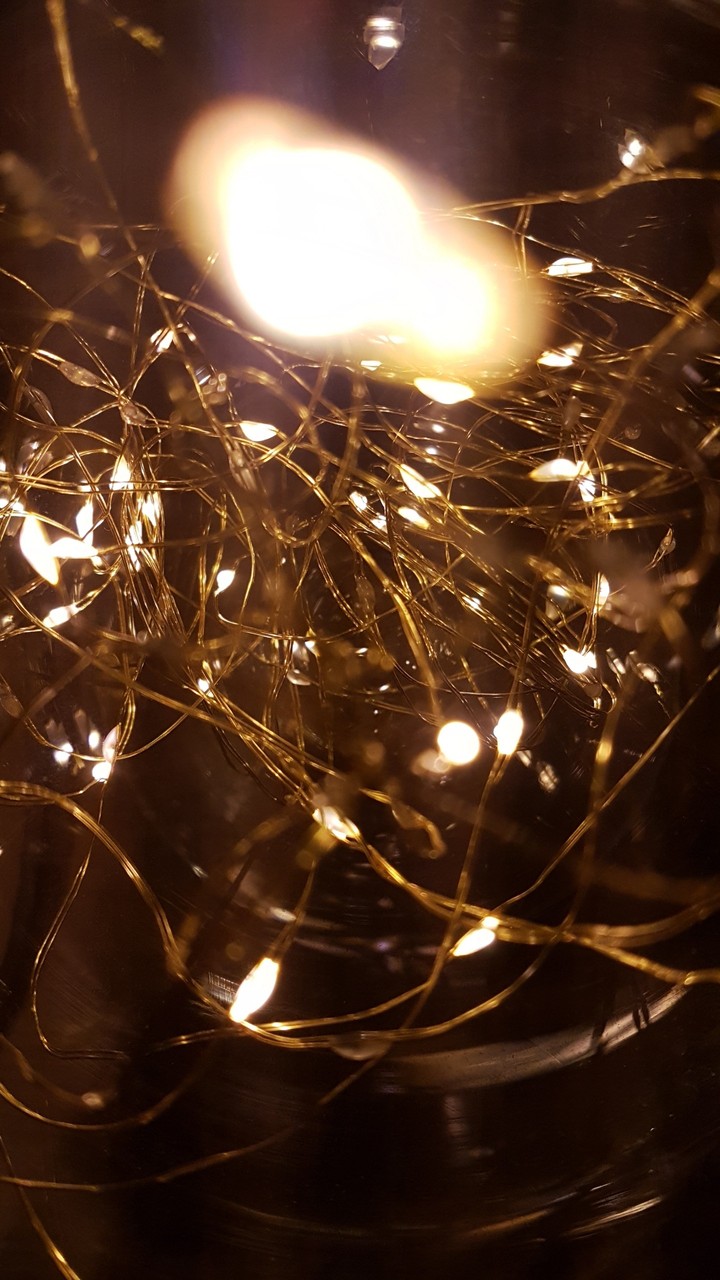Guirlande lumineuse.
