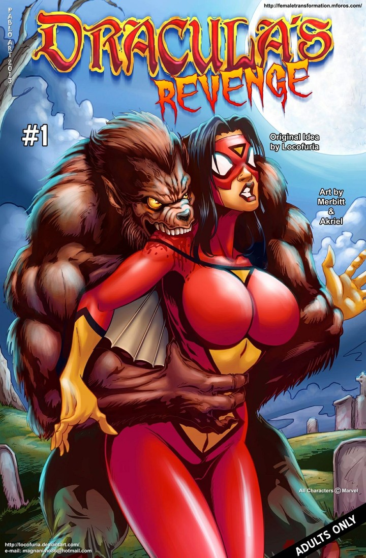 spider woman in trouble