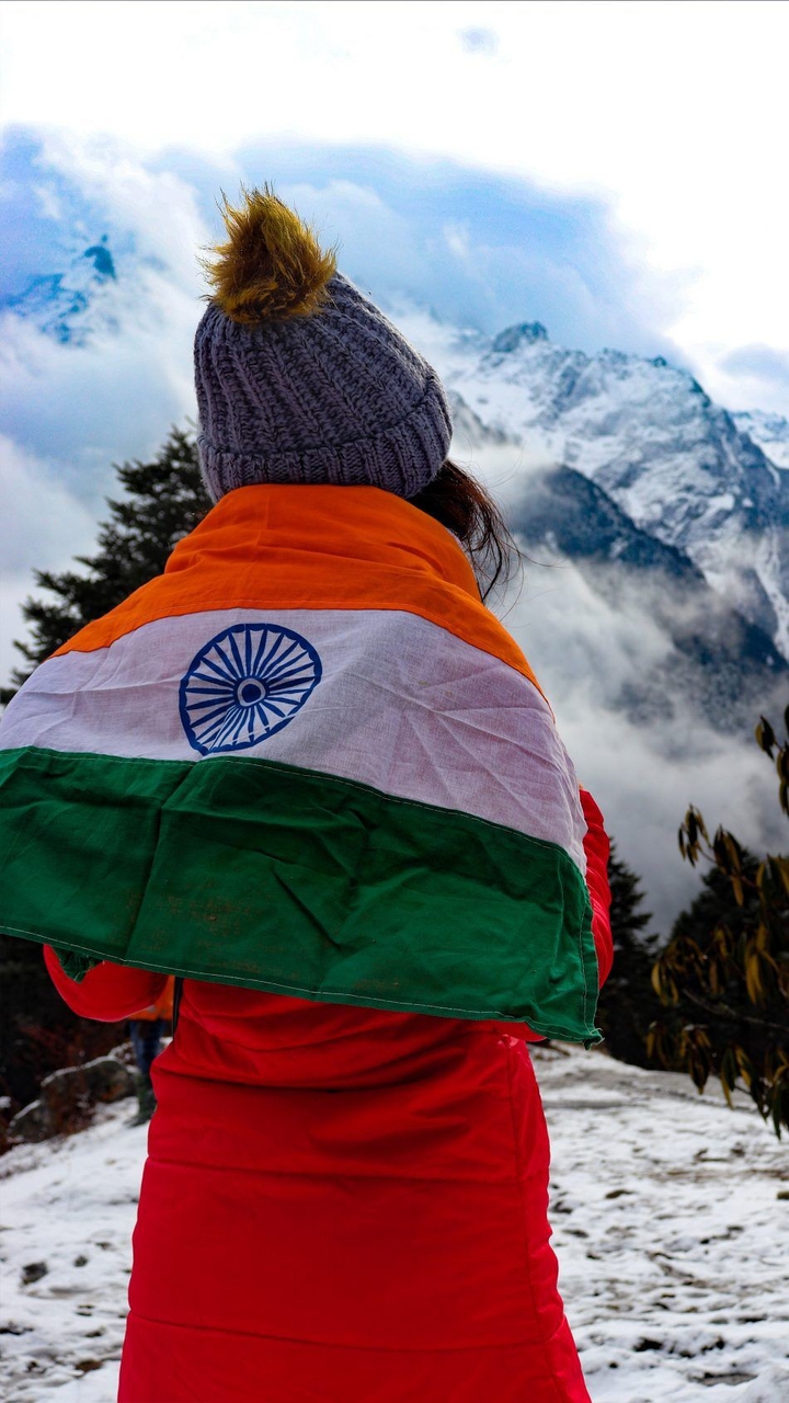 Indian Flag on Republic Day of India