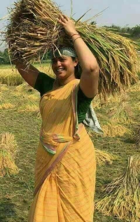 the beautiful girl and beautiful nature