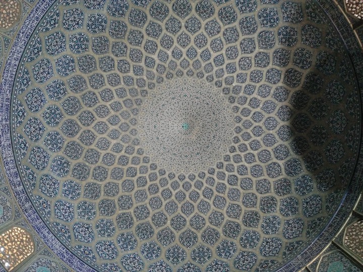 roof of a mosque in Iran, Isfahan