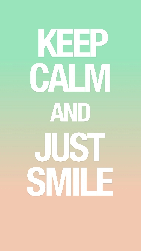 Always ... keep calm