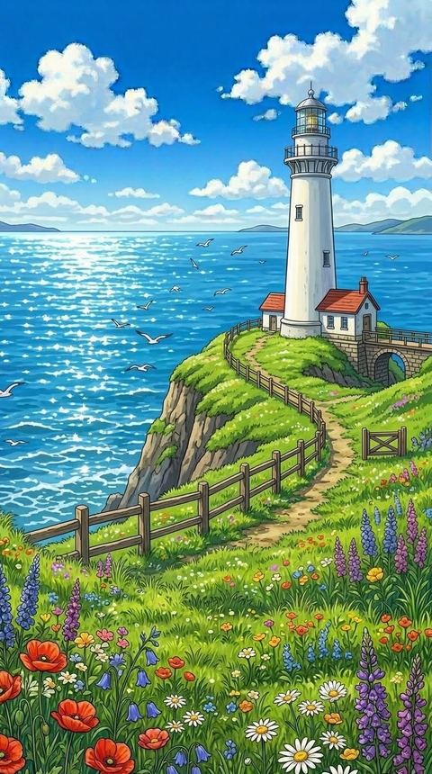 ocean, paint वॉलपेपर