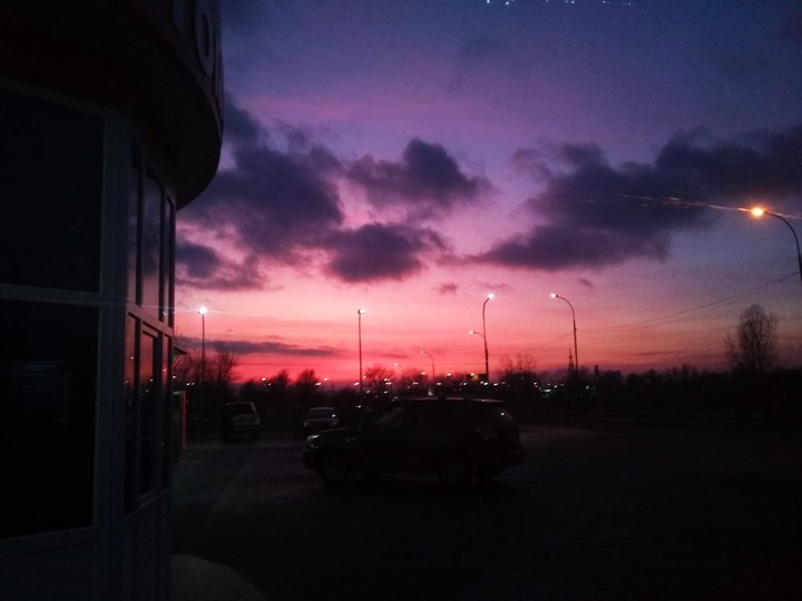 захід сонця
