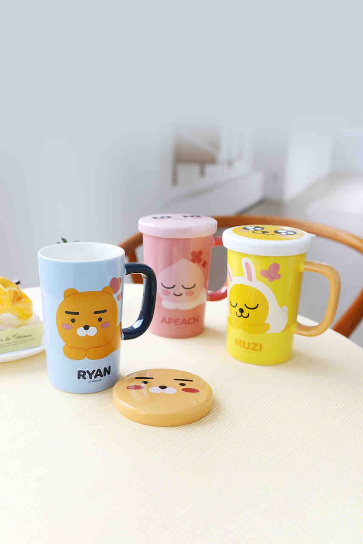 카카오프렌즈 페이스캡 롱머그
