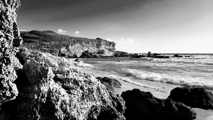 #sea #камни #black&white