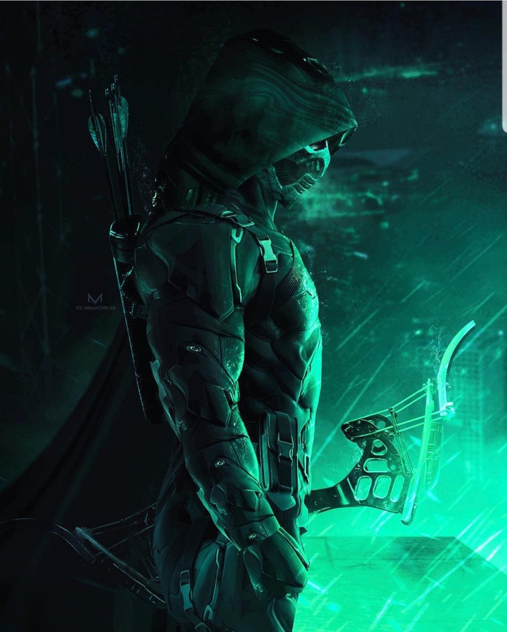 the green arrow