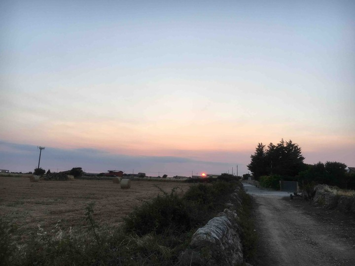 tramonti in campagna