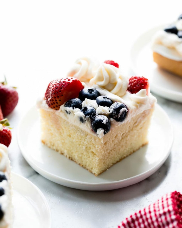 vanilla sheet cake
