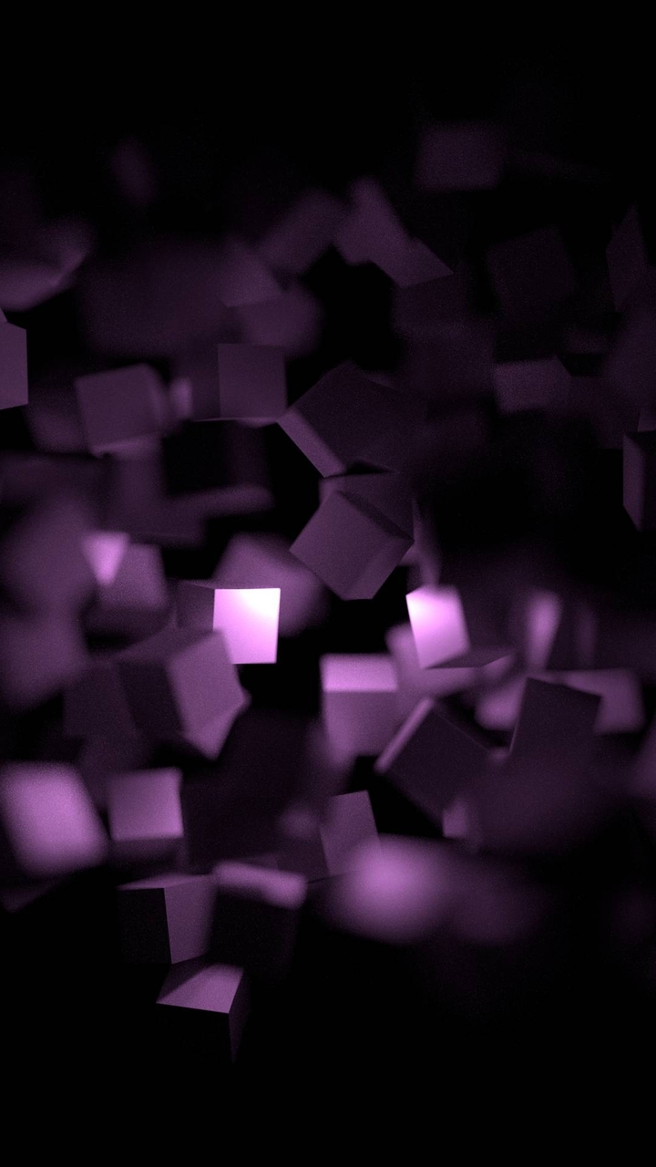 Floating 3D cube