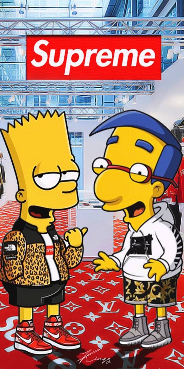 supreme bart and Milhouse