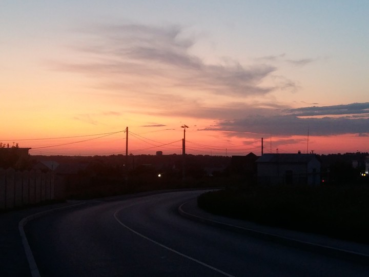 закат