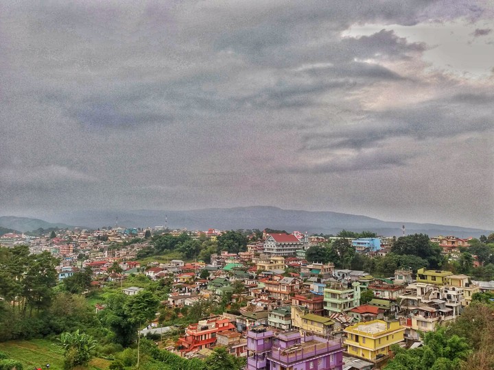 cloudy city