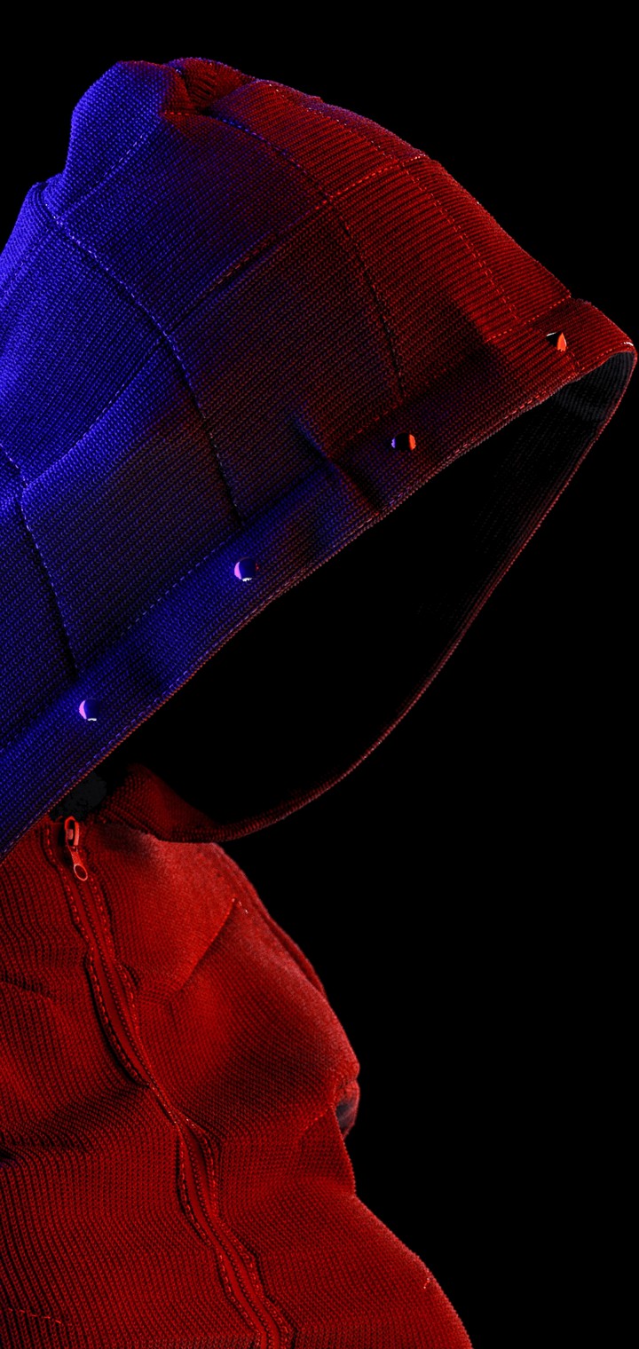 Amoled red blue