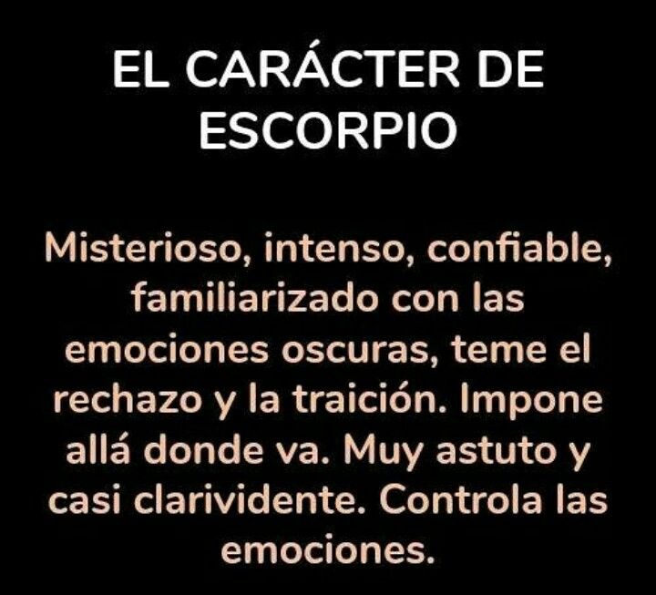 escorpio?
