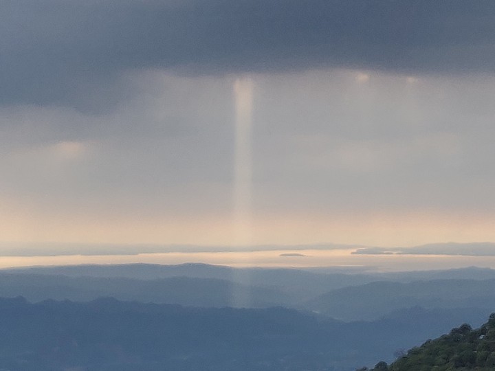 The weakening rays of the sun