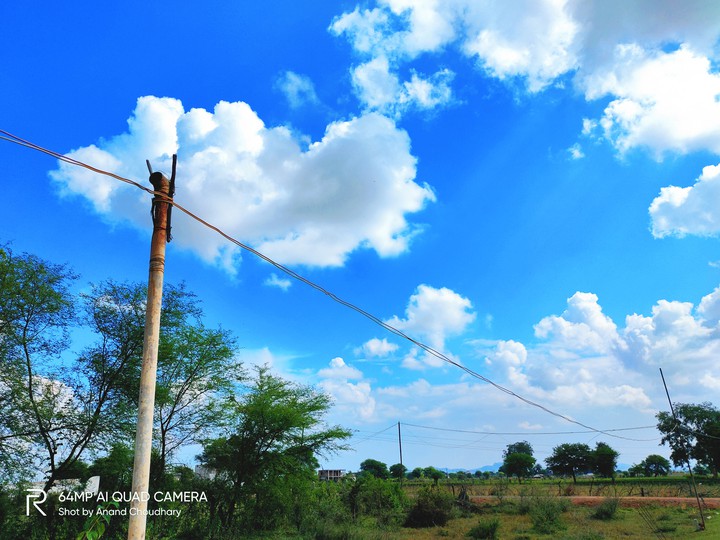 scene, clouds, sunlight, village, mobile photography