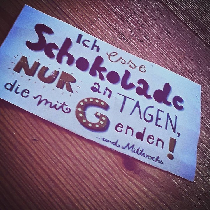 Schokolade macht GLÜCKLICH!