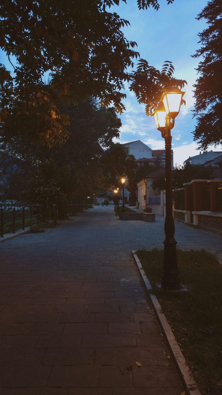 Dark path.