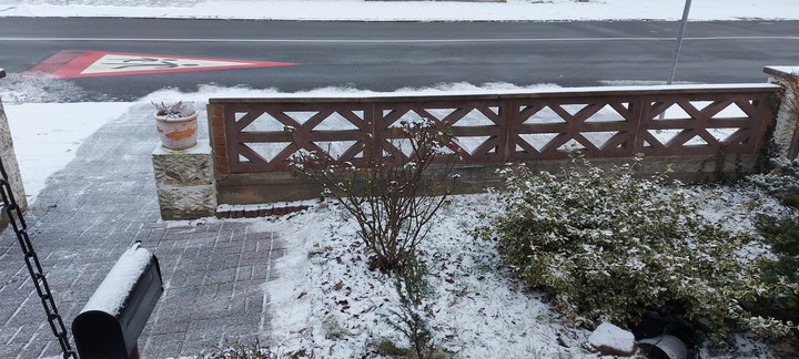is littel snow by Dessau Germany my home