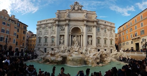 Fontana de Trevi en Roma