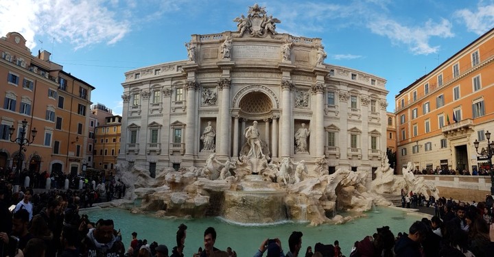 Fontana de Trevi en Roma