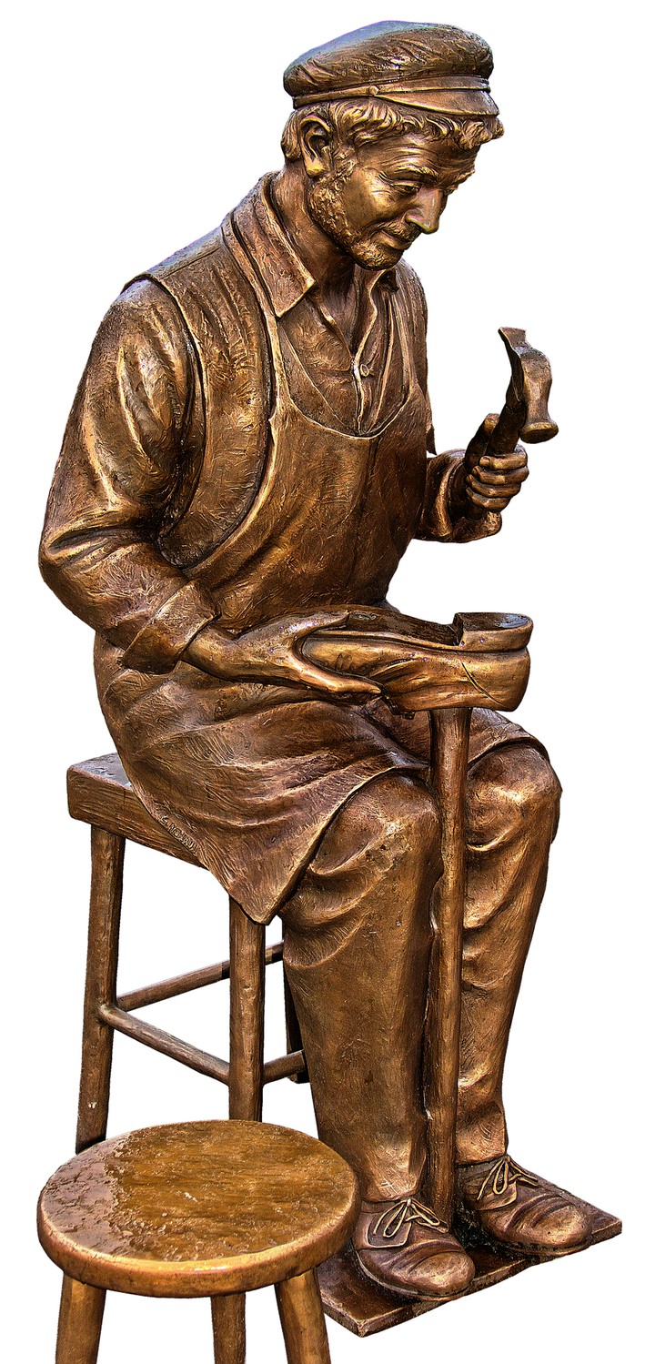 Bronze Schuhmacher