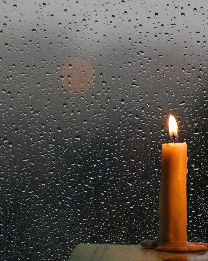 Burning candle